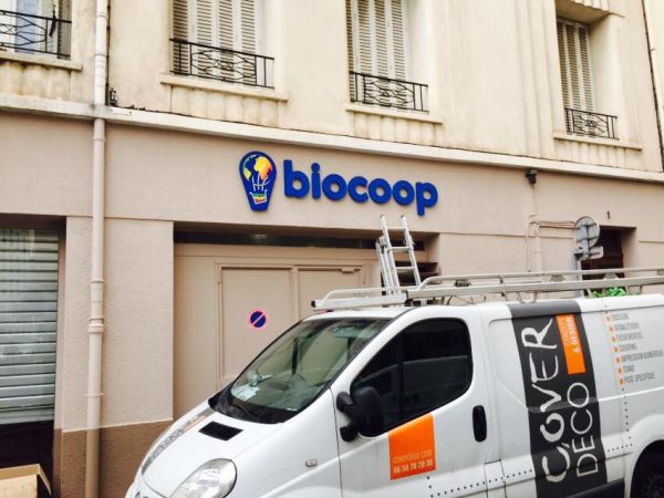 Enseigne Biocoop