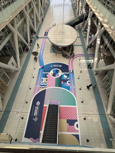 Signalétique grand format pour les JO à Marseille !!