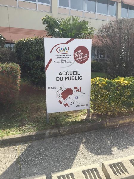 Panneau portique Marseille