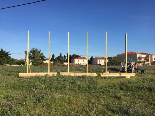 Fabrication et pose d'un panneau 12x3m à Miramas