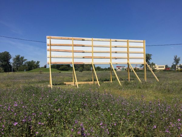 Fabrication et pose d'un panneau 12x3m à Miramas