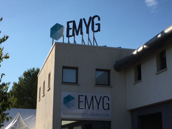 Enseigne lumineuse sur toiture à Carnoux-en-Provence